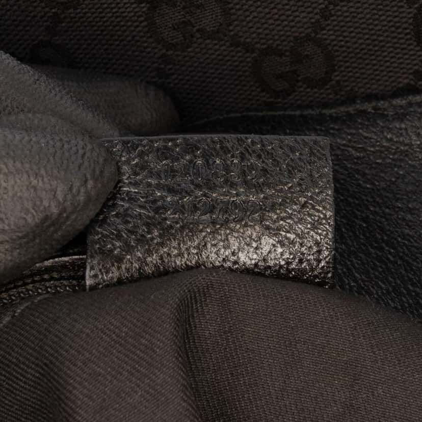 Gucci GG Canvas Eclipse Shoulder Bag Black Canvas Good condition - Box View