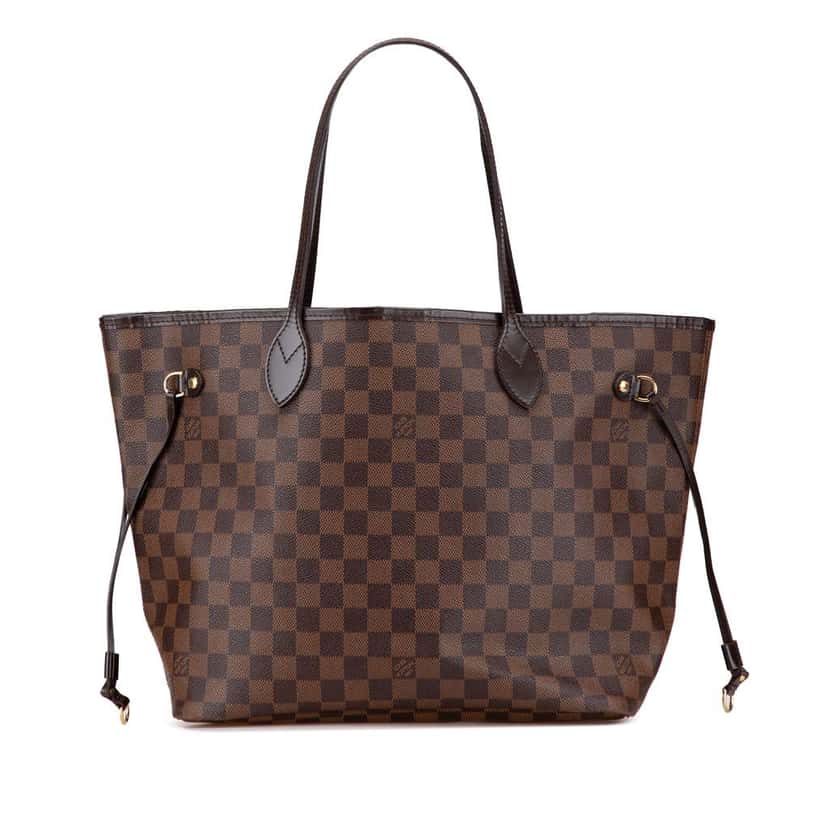 Louis Vuitton Damier Ebene Neverfull MM Brown Good condition - Front View