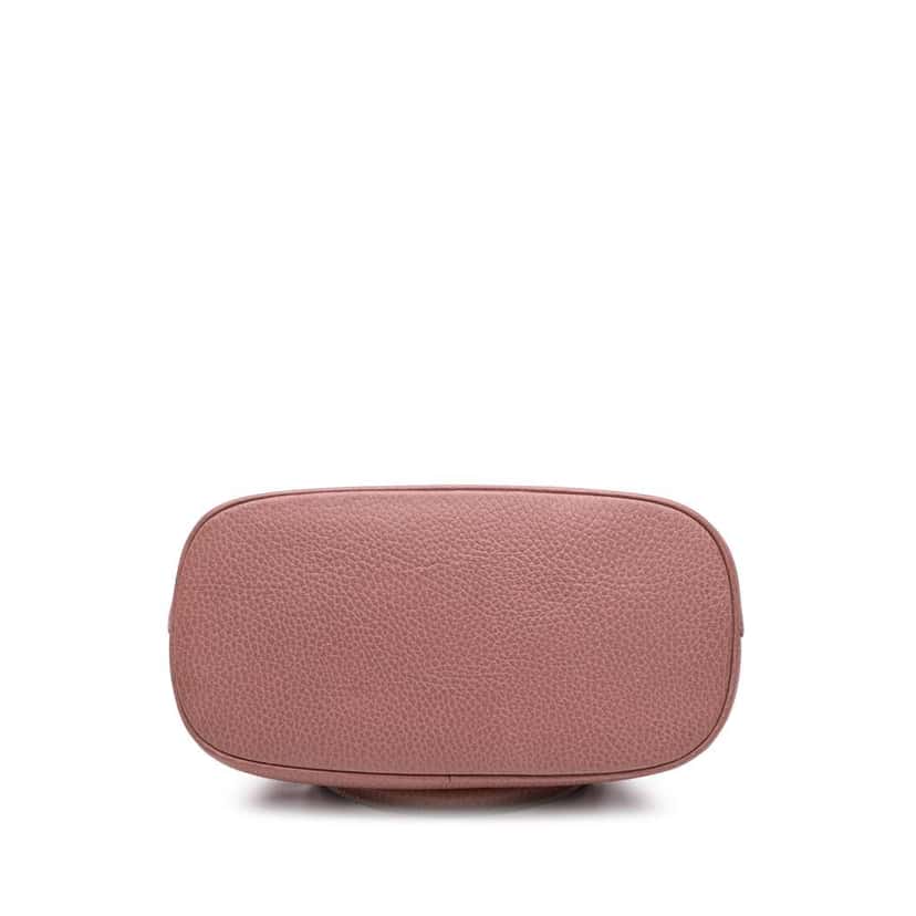 Gucci Mini Leather GG Charm Dome Satchel Pink Leather Good condition - Inside View