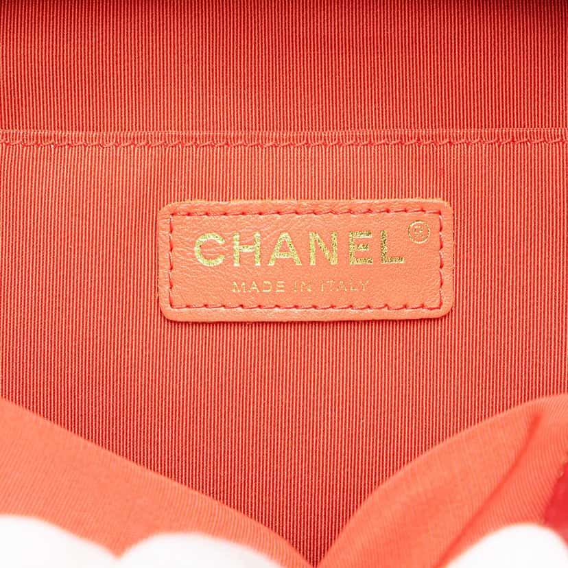 Chanel Quilted Lambskin Studded Beauty Begins Camera Bag Red Leather Good condition - Box View