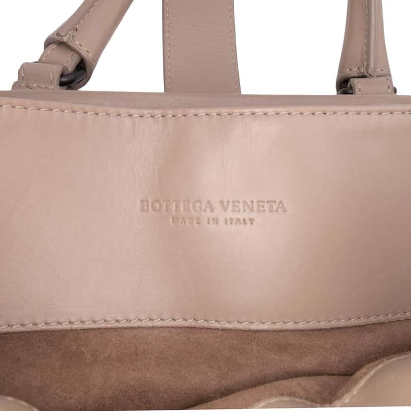 Bottega Veneta Small Nappa Intrecciato Roma Satchel Brown Leather Good condition - Box View