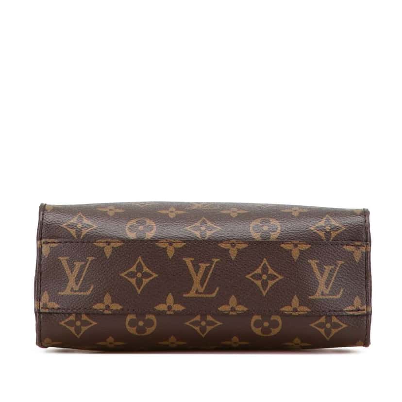 Louis Vuitton Monogram Sac Plat BB Brown Good condition - Inside View