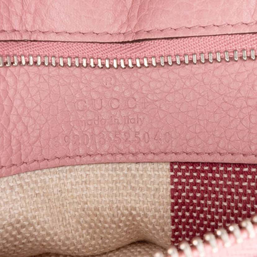 Gucci Medium Leather Bamboo Daily Satchel Pink Leather Good condition - Box View
