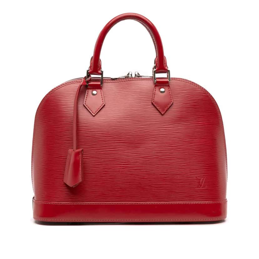 Louis Vuitton Epi Alma PM Red Leather Good condition - Front View