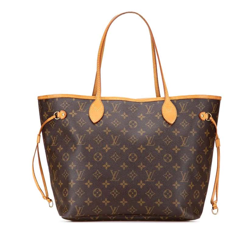 Louis Vuitton Monogram Neverfull MM Brown Good condition - Front View