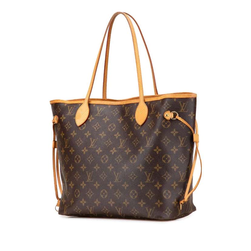 Louis Vuitton Monogram Neverfull MM Brown Good condition - Back View
