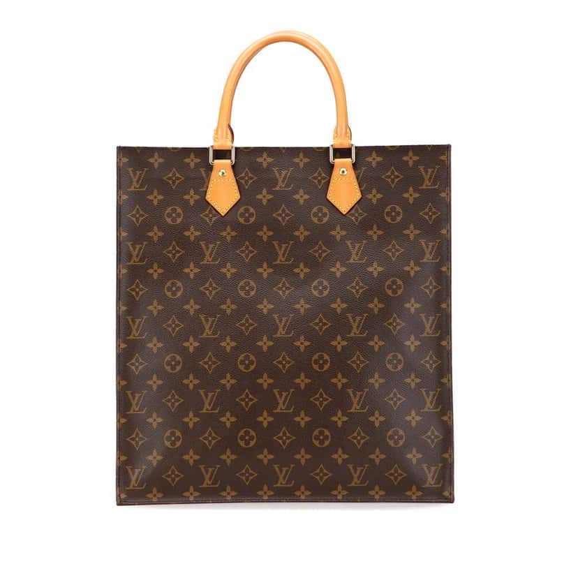 Louis Vuitton Monogram Sac Plat Brown Fair condition - Front View