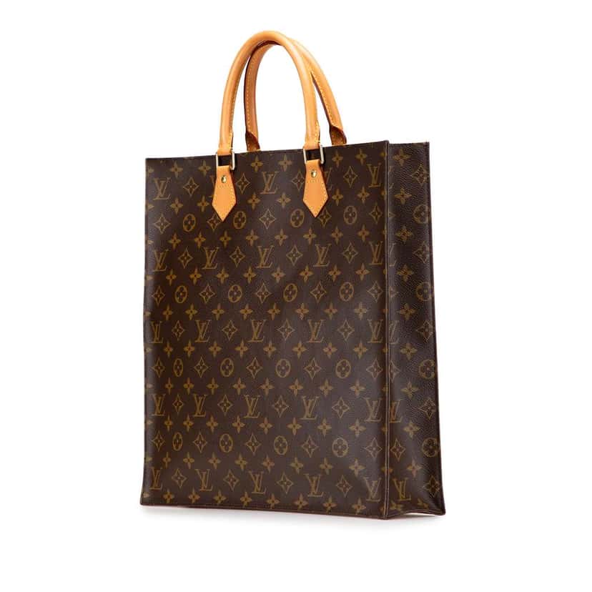 Louis Vuitton Monogram Sac Plat Brown Fair condition - Back View