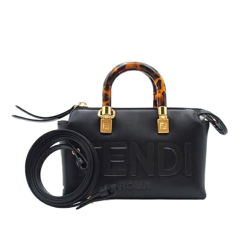 Fendi Mini Leather By The Way Satchel Black Leather Good condition - Front View