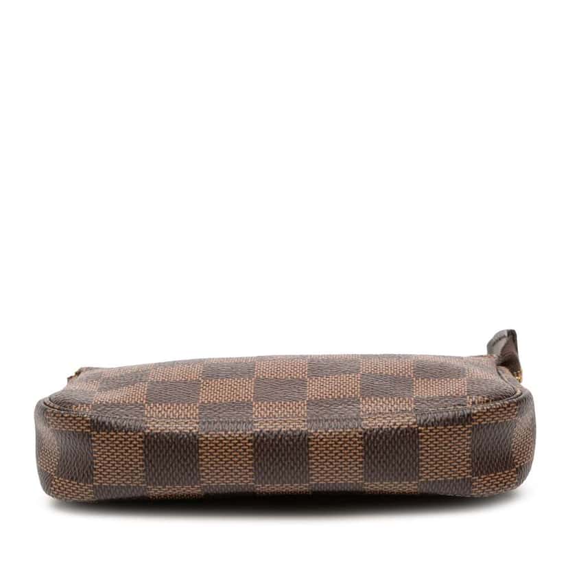 Louis Vuitton Damier Ebene Mini Pochette Accessoires Brown Canvas Very good condition - Inside View