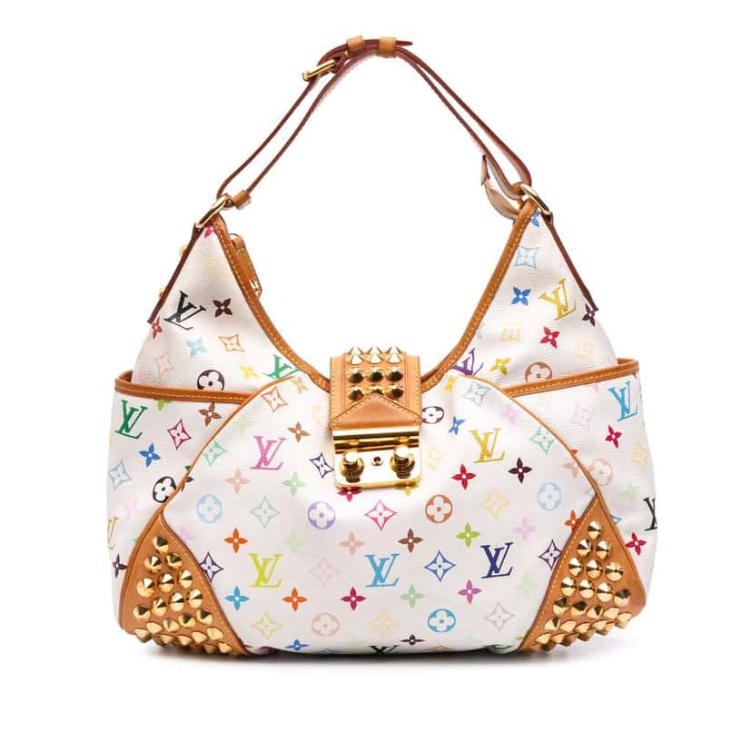 Louis Vuitton Monogram Multicolore Chrissie MM White Good condition - Front View