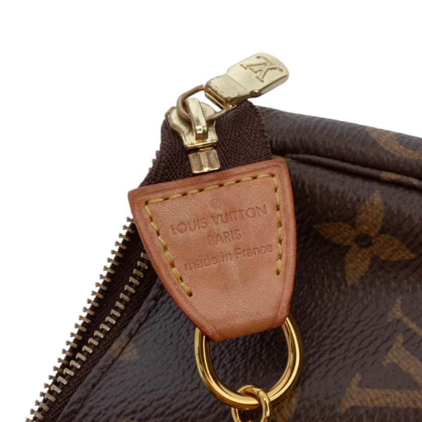 Louis Vuitton Monogram Mini Pochette Accessoires Brown Canvas Good condition - Box View
