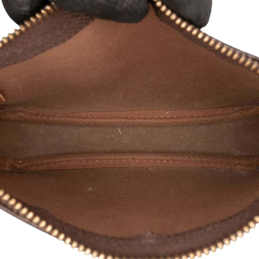Louis Vuitton Monogram Mini Pochette Accessoires Brown Canvas Good condition - Model View