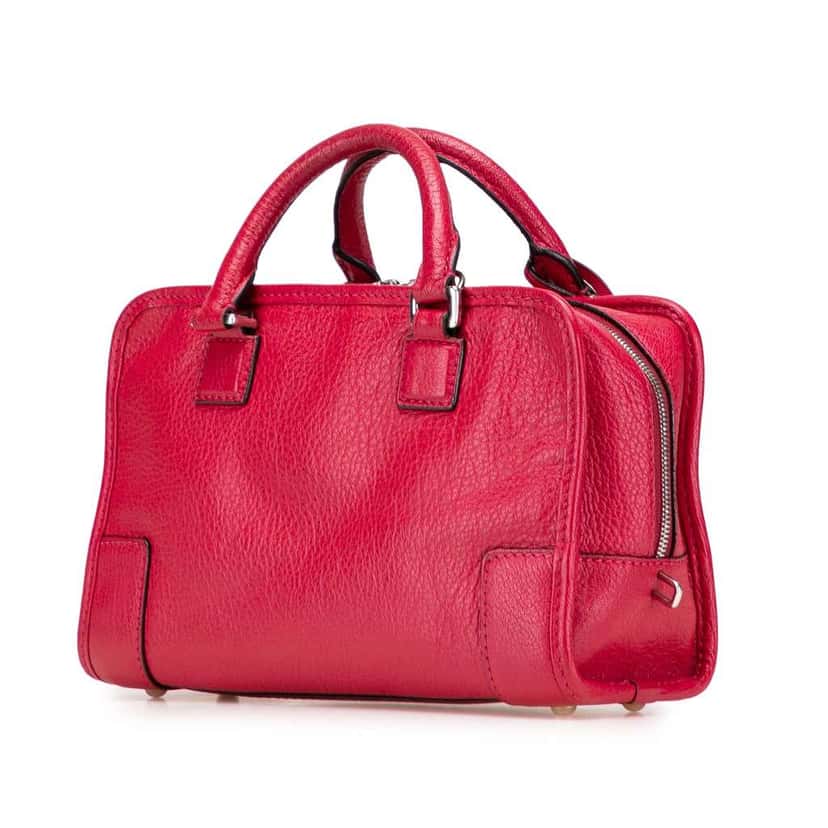 Loewe Leather Amazona 23 Pink Leather Good condition - Back View