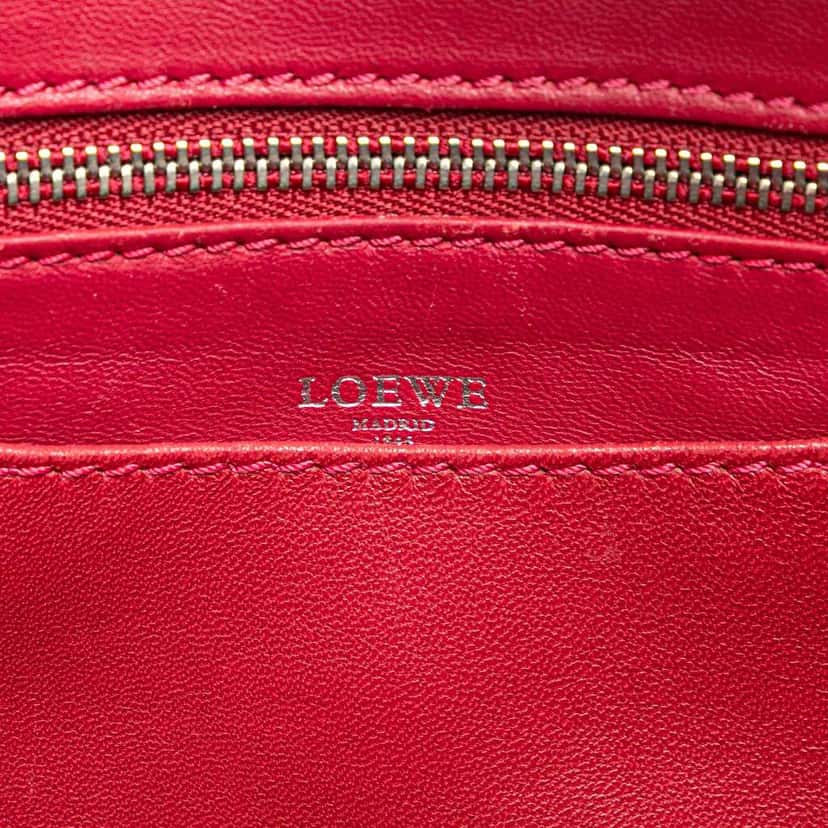 Loewe Leather Amazona 23 Pink Leather Good condition - Box View