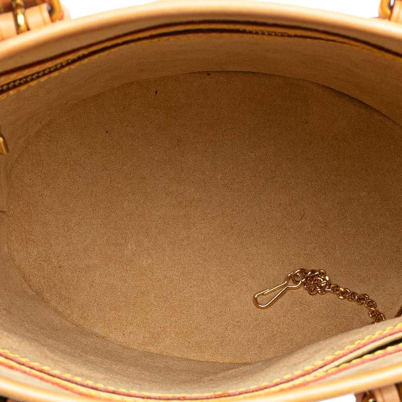 Louis Vuitton Nomade Petit Bucket Brown Leather Very good condition - Model View