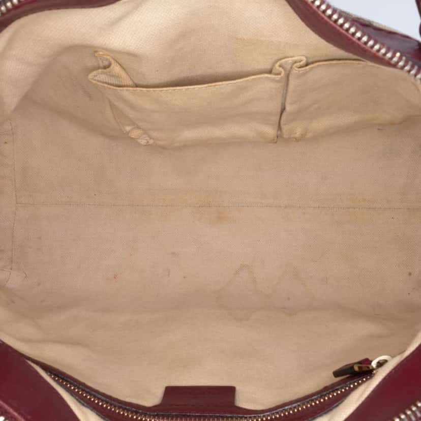 Gucci GG Canvas Mayfair Satchel Brown Canvas Good condition - Model View