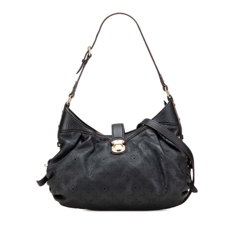 Louis Vuitton Monogram Mahina XS Black Leather Good condition - Front View