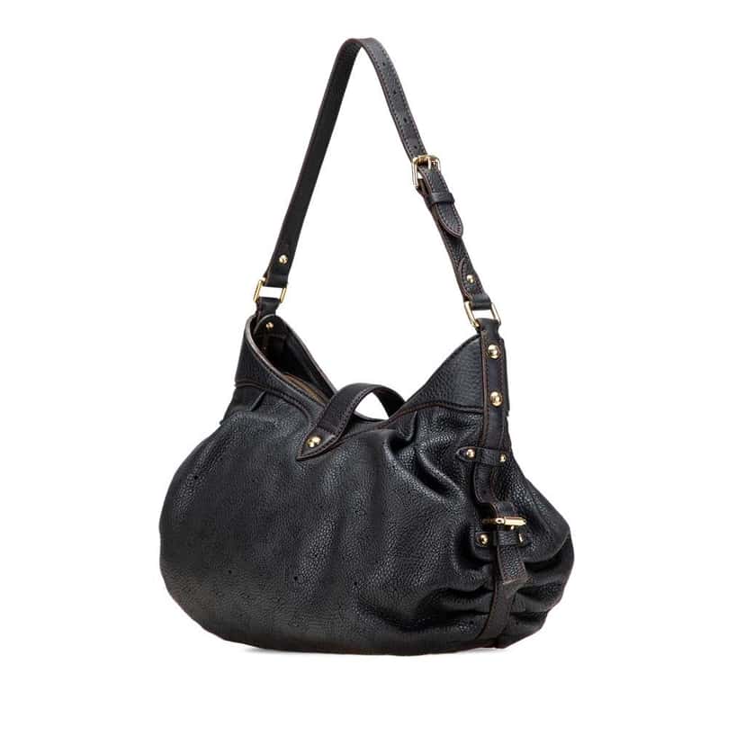 Louis Vuitton Monogram Mahina XS Black Leather Good condition - Back View