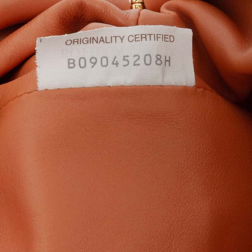 Bottega Veneta Lambskin The Mini Pouch Crossbody Brown Leather Good condition - Box View