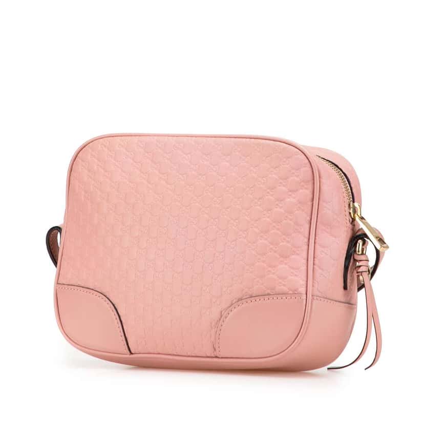 Gucci Microguccissima Bree Crossbody Pink Leather Very good condition - Back View