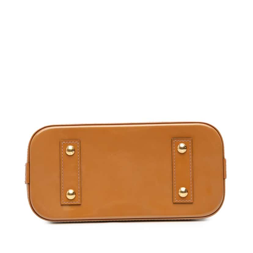 Louis Vuitton Monogram Vernis Alma BB Brown Leather Good condition - Inside View