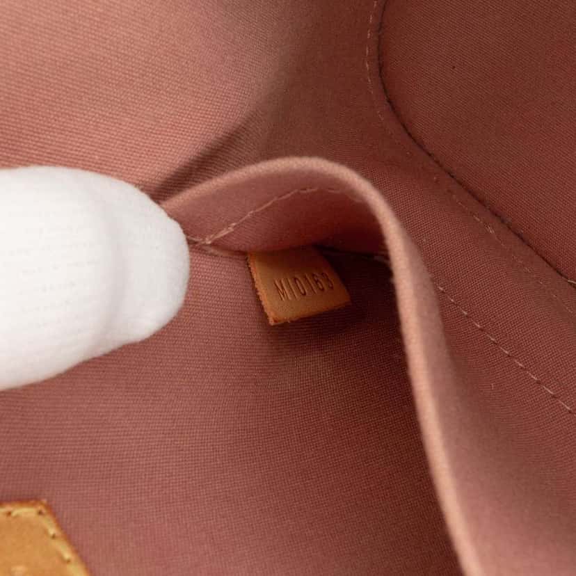 Louis Vuitton Monogram Vernis Alma BB Brown Leather Good condition - Box View