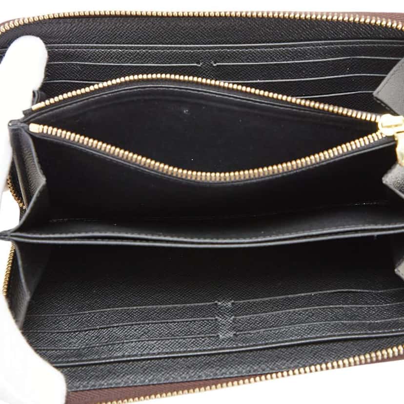 Louis Vuitton Monogram Giant Reverse Zippy Wallet Brown Good condition - Model View