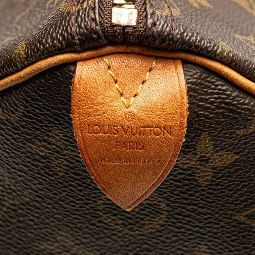 Louis Vuitton Monogram Speedy 35 Brown Fair condition - Box View