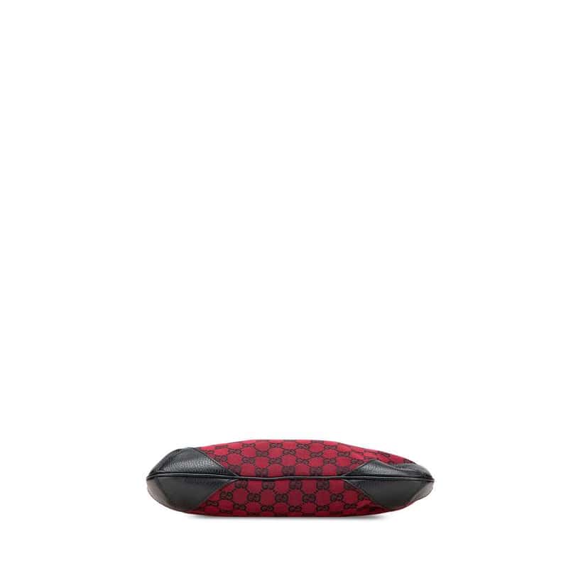 Gucci GG Canvas Shoulder Bag Red Canvas Very good condition - Inside View