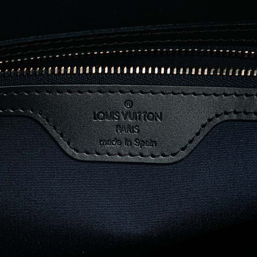Louis Vuitton Monogram Mat Stockton Blue Leather Good condition - Box View