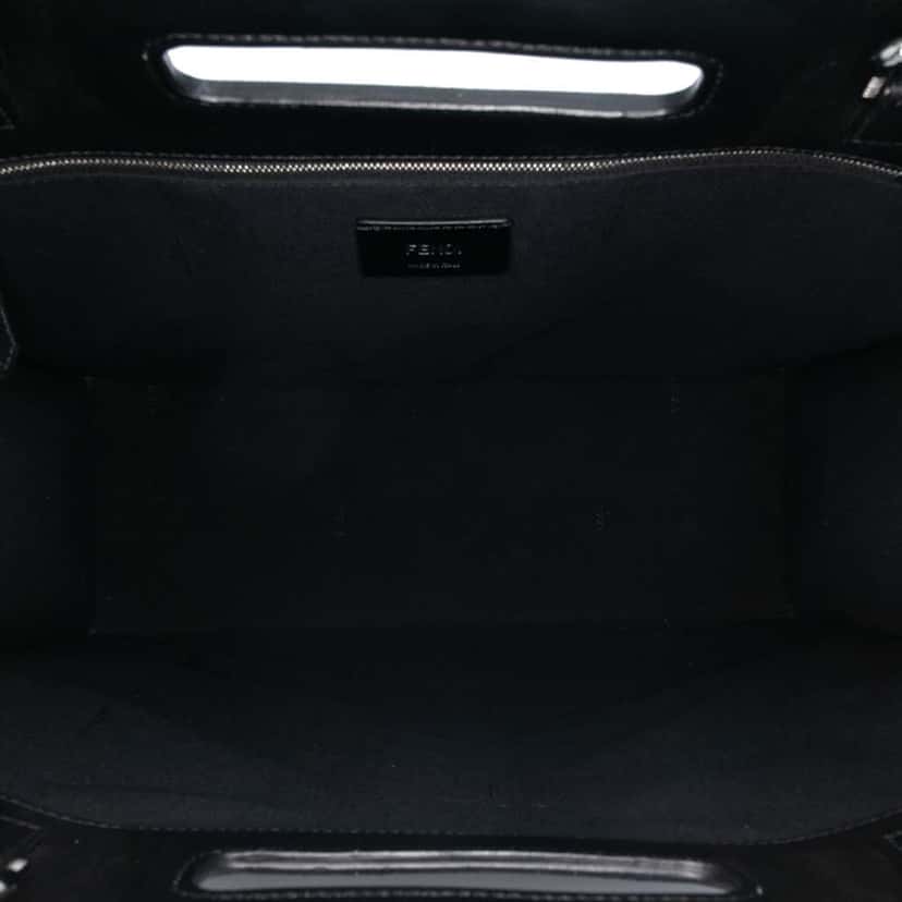 Fendi Zucca Coated Canvas 1974 Diagonal Shopping Tote Brown Canvas Good condition - Model View