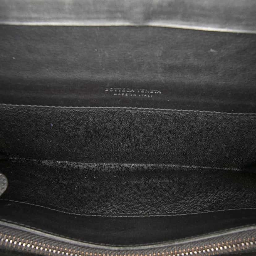 Bottega Veneta Nappa Intrecciato Long Wallet Black Leather Good condition - Model View