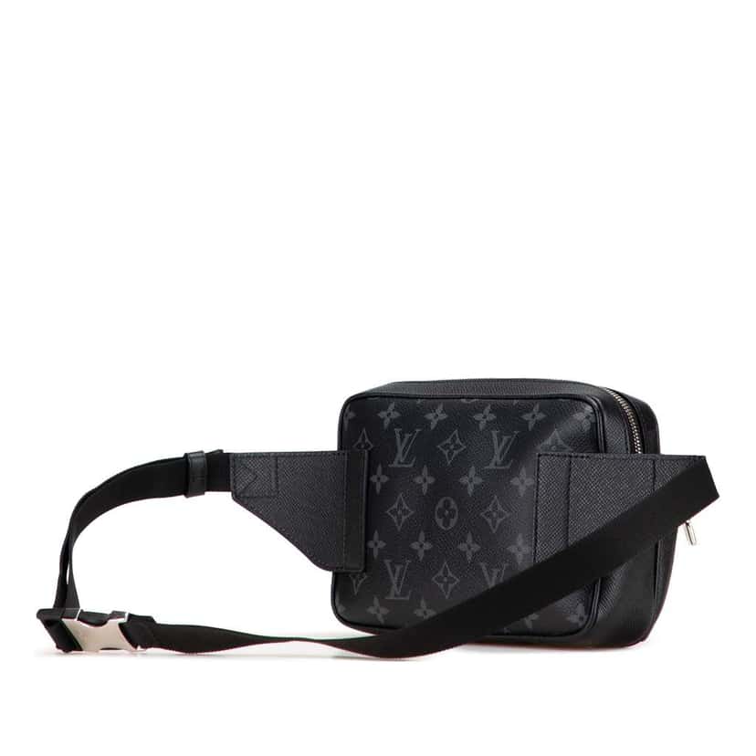 Louis Vuitton Monogram Eclipse Outdoor Bumbag Black Good condition - Back View