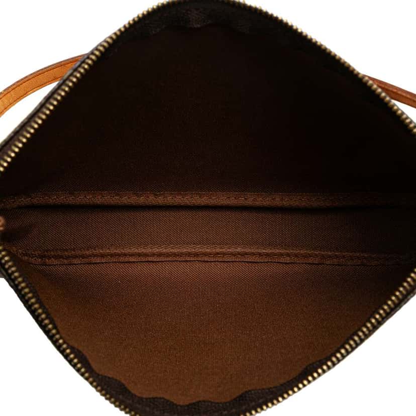 Louis Vuitton Stephen Sprouse Monogram Graffiti Pochette Accessoires Brown Canvas Good condition - Model View