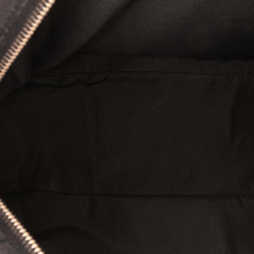 Gucci GG Canvas Horsebit Web Chain Bowler Bag Black Canvas Good condition - Model View