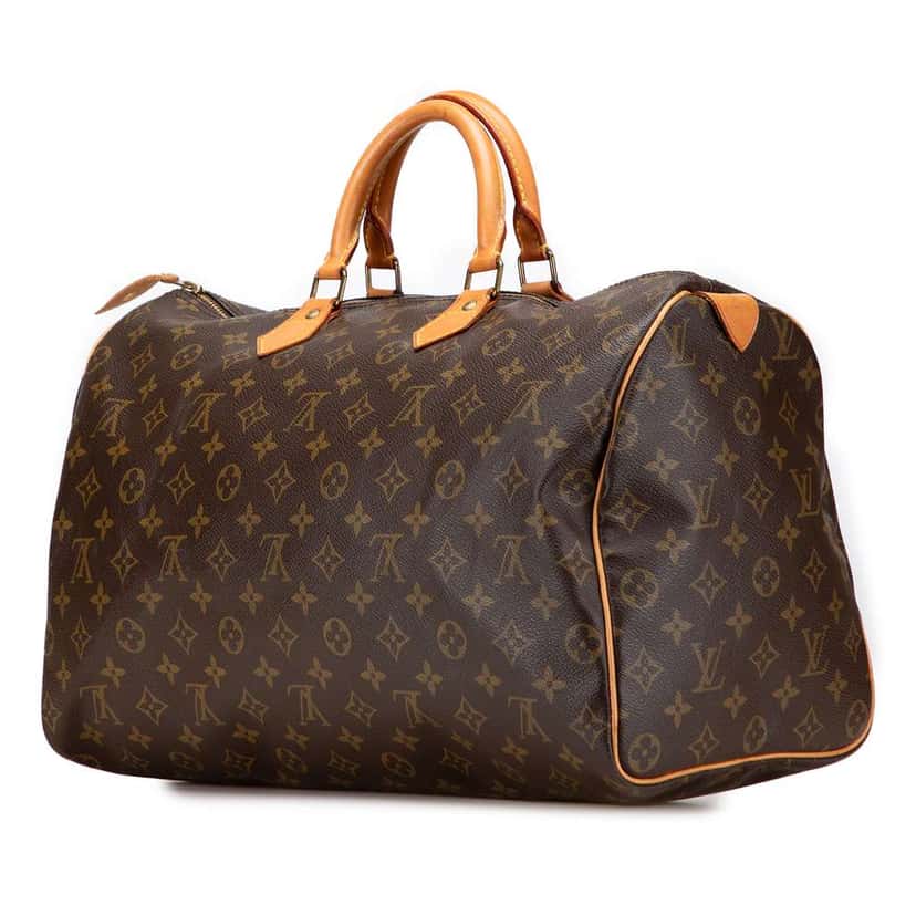 Louis Vuitton Monogram Speedy 40 Brown Fair condition - Back View