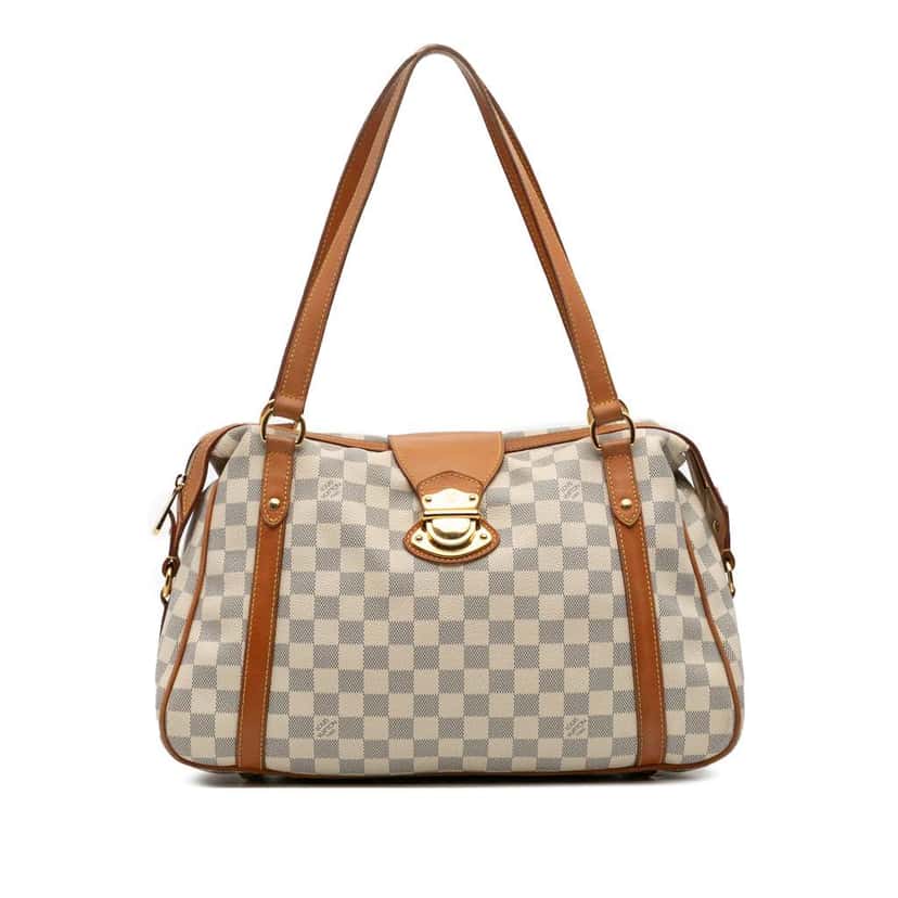 Louis Vuitton Damier Azur Stresa PM White Good condition - Front View