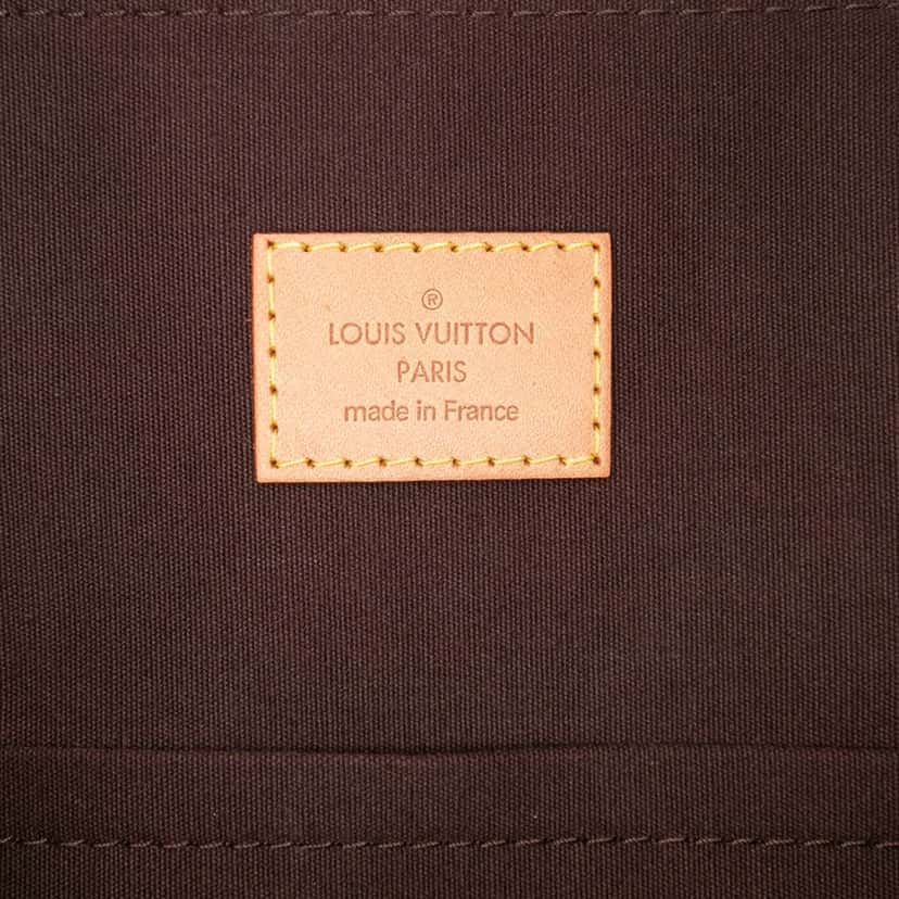 Louis Vuitton Monogram Vernis Alma GM Purple Leather Fair condition - Box View