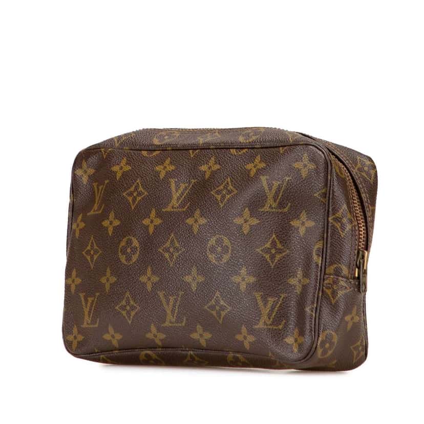 Louis Vuitton Monogram Trousse Toilette 23 Brown Good condition - Back View