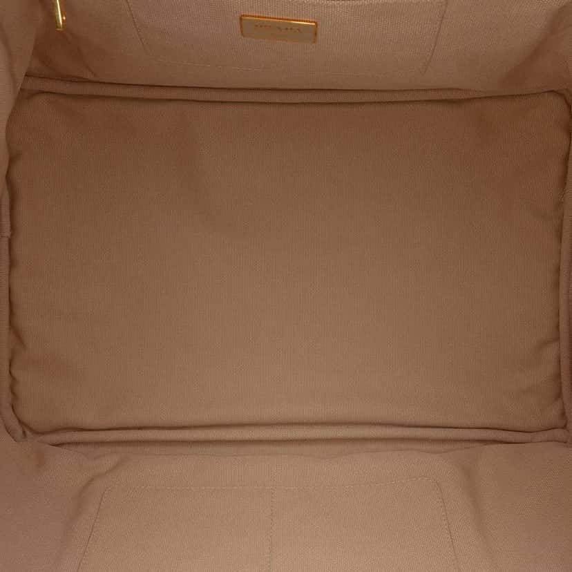 Prada Large Canvas Canapa Bijoux Satchel Brown Canvas Good condition - Model View