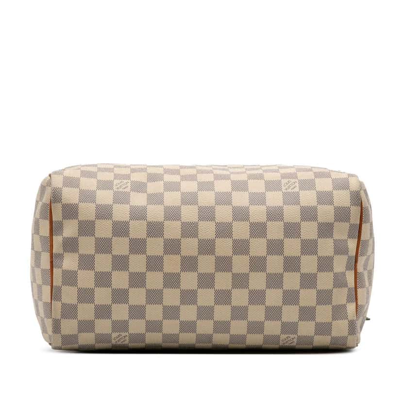 Louis Vuitton Damier Azur Speedy 30 White Good condition - Inside View