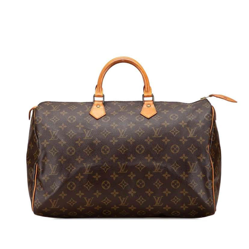 Louis Vuitton Monogram Speedy 40 Brown Good condition - Front View
