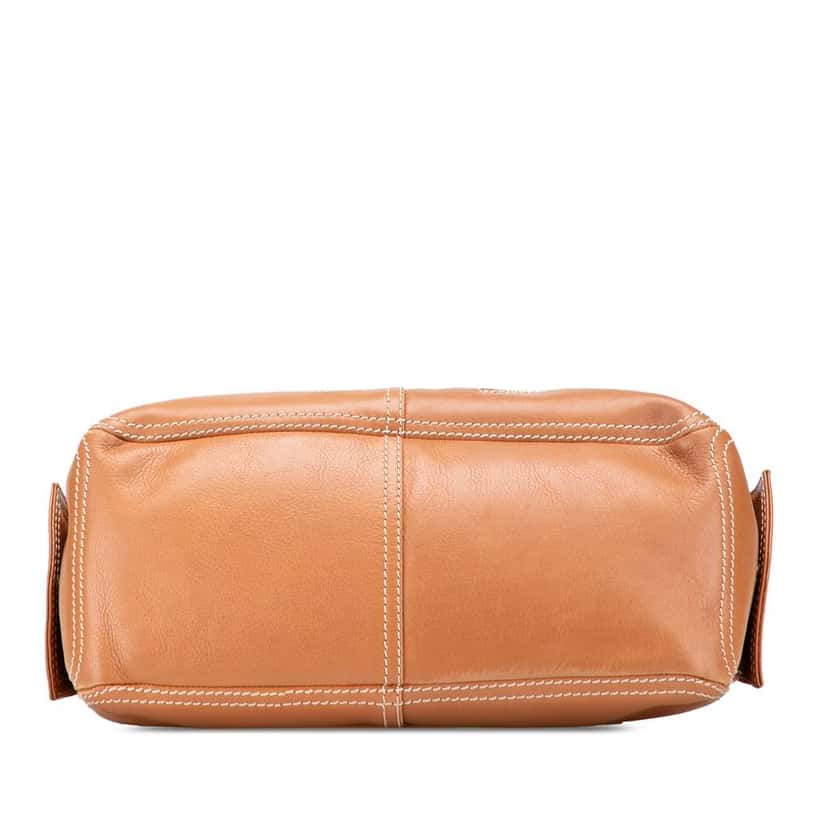 Celine Leather Biker Boogie Handbag Brown Leather Good condition - Inside View