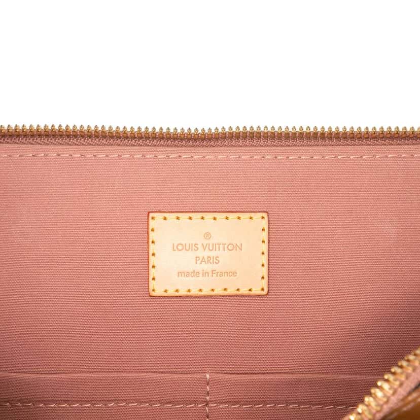 Louis Vuitton Monogram Vernis Alma PM Brown Leather Good condition - Box View