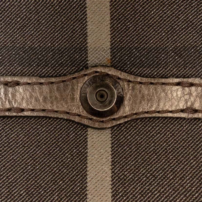 Burberry Smoke Check Coated Canvas Brooke Hobo Grey Canvas Good condition - Box View