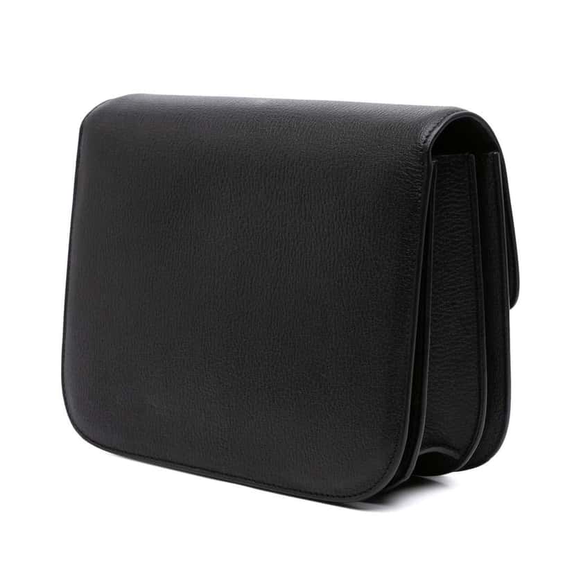 Celine Medium Calfskin Classic Box Black Leather Good condition - Back View