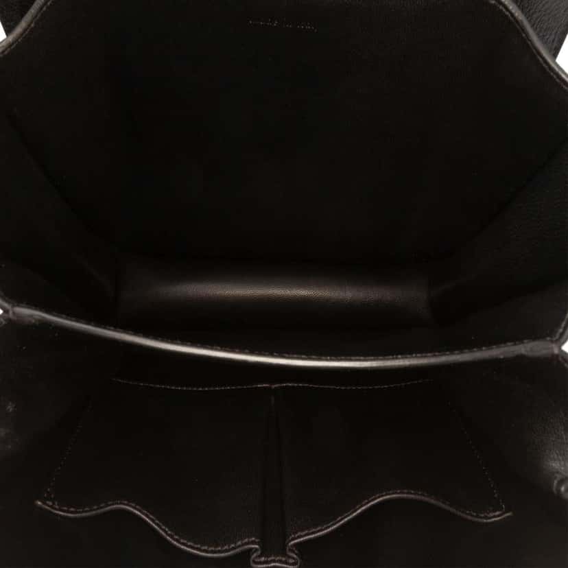 Celine Medium Calfskin Classic Box Black Leather Good condition - Model View