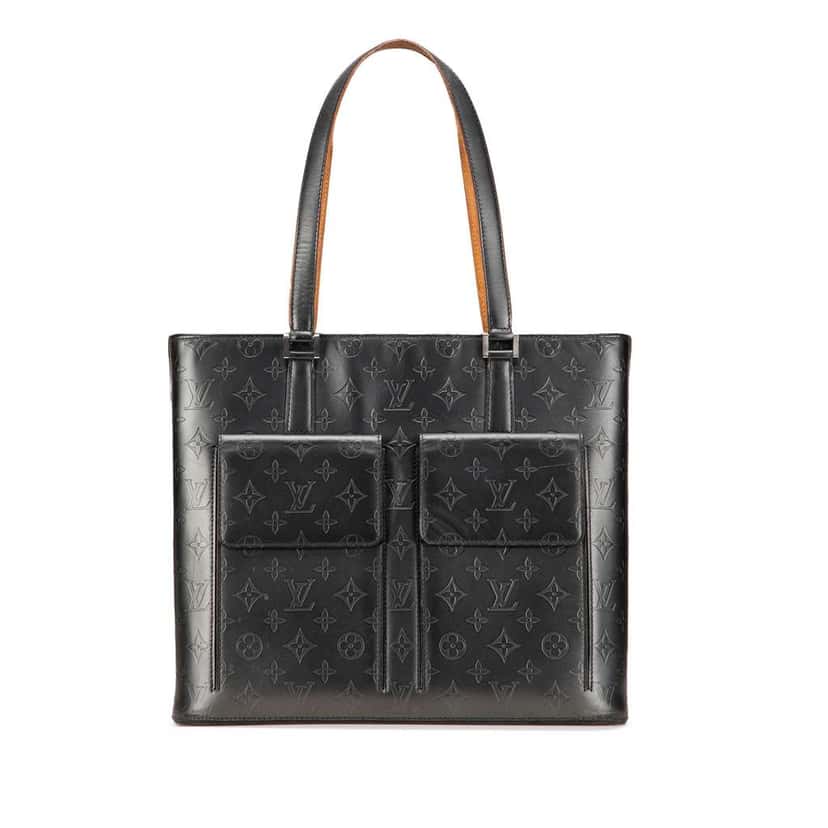 Louis Vuitton Monogram Mat Wilwood Grey Leather Good condition - Front View