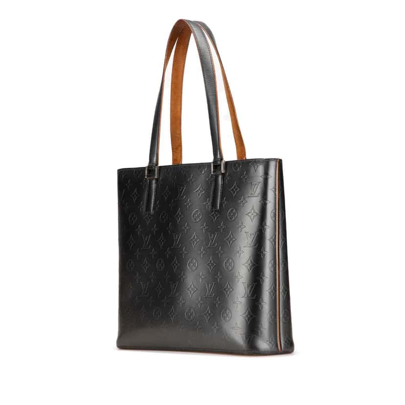 Louis Vuitton Monogram Mat Wilwood Grey Leather Good condition - Back View